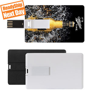 Custom Card USB Flash Drives: 1 to 3 Day Rush Order