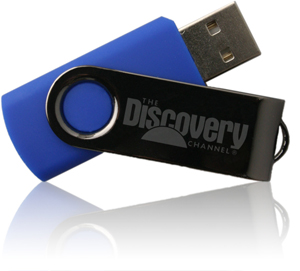 Onyx Swing-Out Custom Flash Drives with logo laser engraved