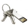 Metal Key Flash Drive Shown On Keyring