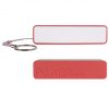 customized portable phone charger red