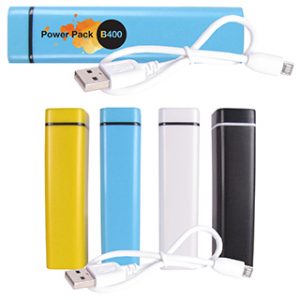 custom portable phone charger with logo b400