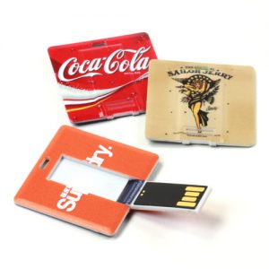Custom Printed Square Card USB Flash Drive