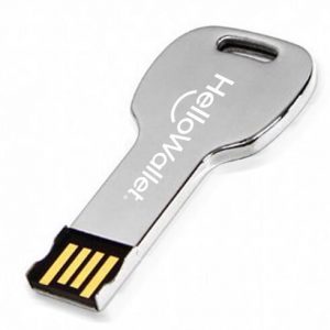 Custom Oval Metal Key USB Drive